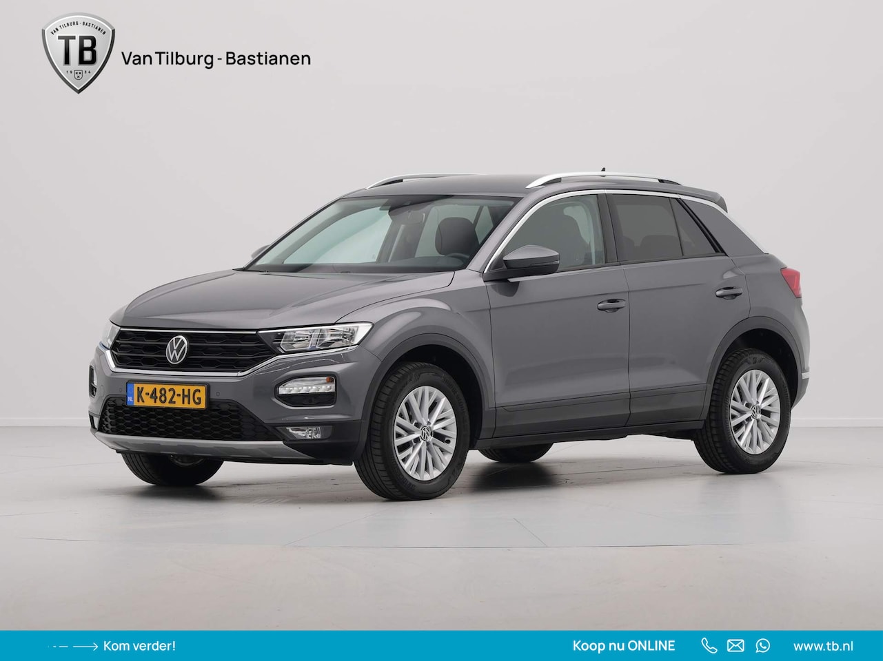 Volkswagen T-Roc - 1.0 TSI 110pk Style Navigatie Trekhaak Pdc Clima - AutoWereld.nl