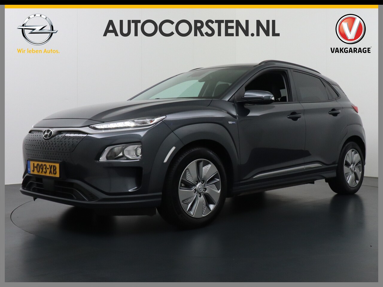 Hyundai Kona Electric - EV 64kWh 3 FASE !! AUT.204pk Adaptive-Cruise Camera Navi Apple Carplay Android Auto Head-U - AutoWereld.nl