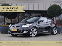 Hyundai Veloster - 1.6 GDI i-Catcher|AUTONAAT|Pano|Leder|Camera|VOL