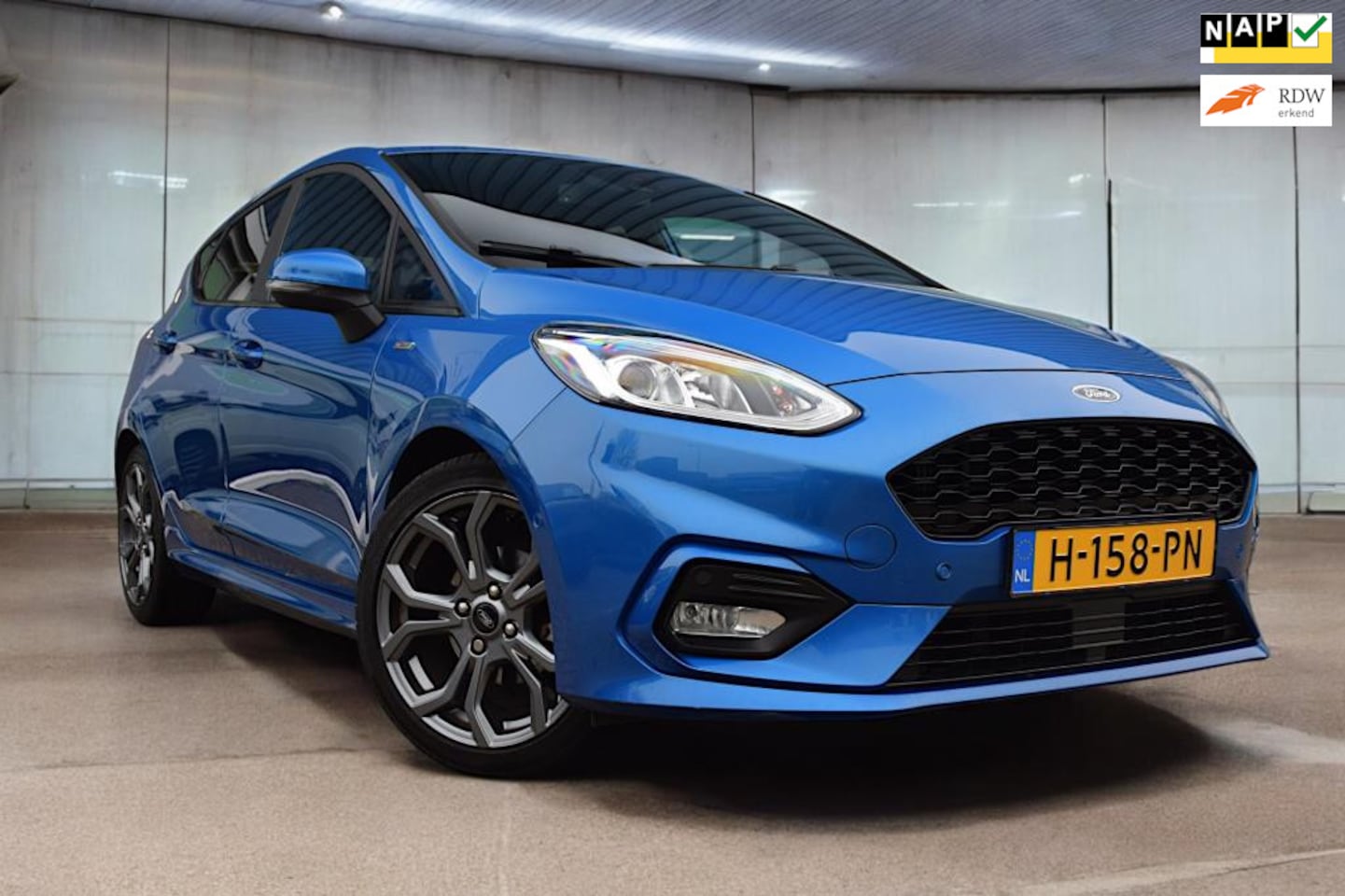 Ford Fiesta - 1.0 EcoBoost ST-Line X 1.0 EcoBoost ST-Line X, NAP,1e eigenaar,Dealeronderhouden, Stoel en stuur verwarming, Came - AutoWereld.nl