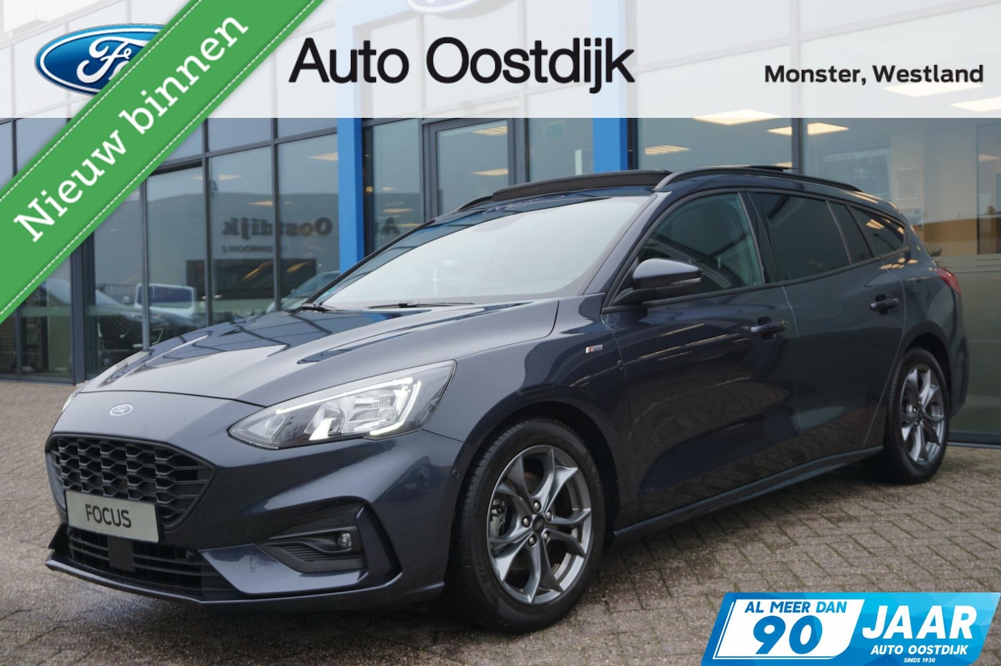 Ford Focus - 1.0 EcoBoost Hybrid ST Line 155PK Panodak Adaptive Cruise Blind-Spot Winterpack Camera Cli - AutoWereld.nl