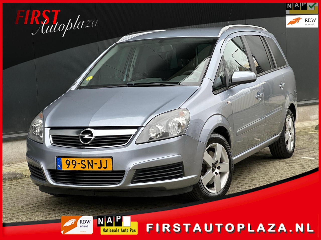 Opel Zafira - 2.2 Enjoy AUTOMAAT 7-PERSOONS AIRCO/CRUISE | NETTE AUTO ! - AutoWereld.nl