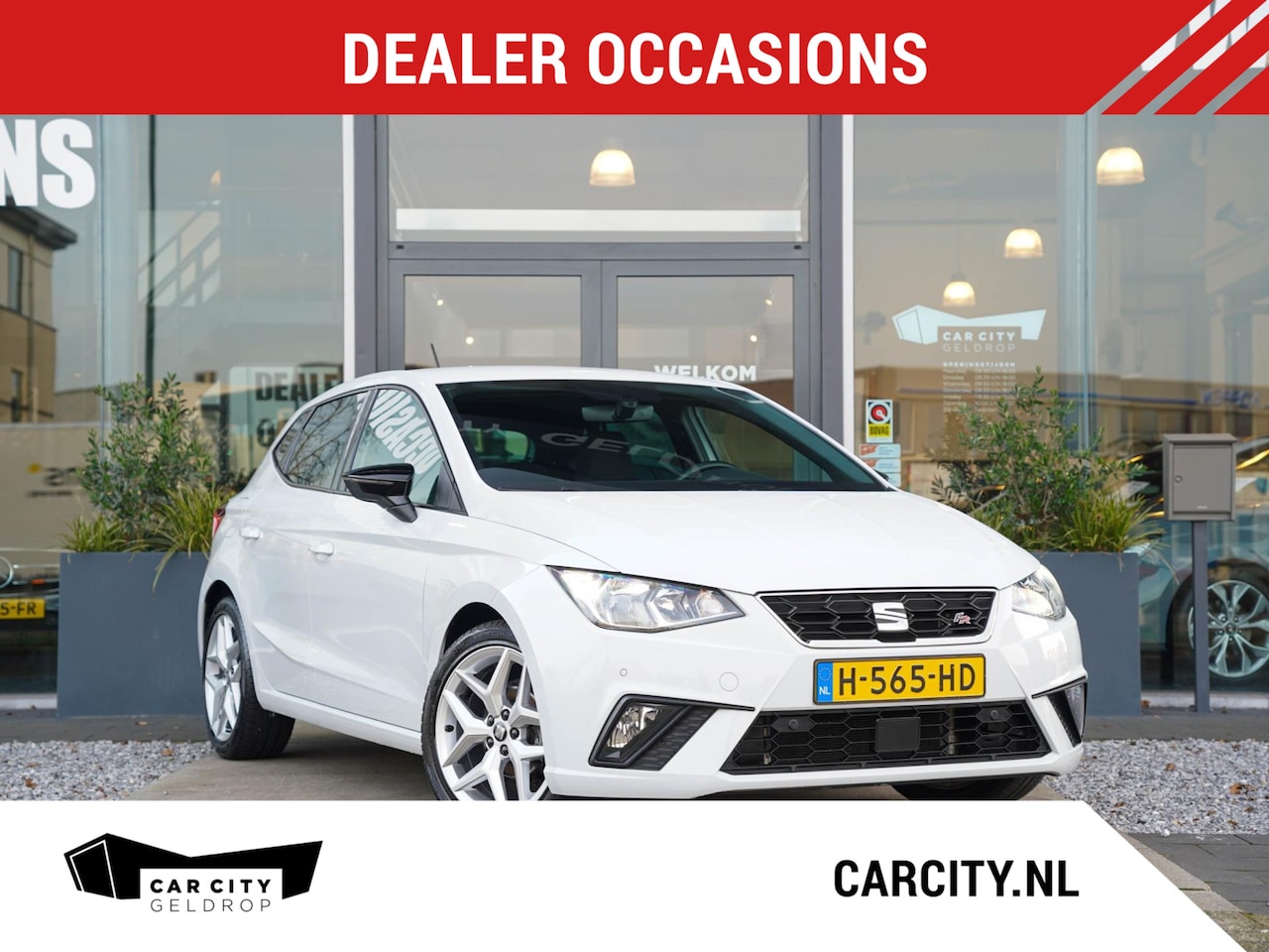 Seat Ibiza - 1.0 TSI FR Business Intense / Camera / CarPlay / DAB / Cruise / Navi / Clima / Sensoren - AutoWereld.nl