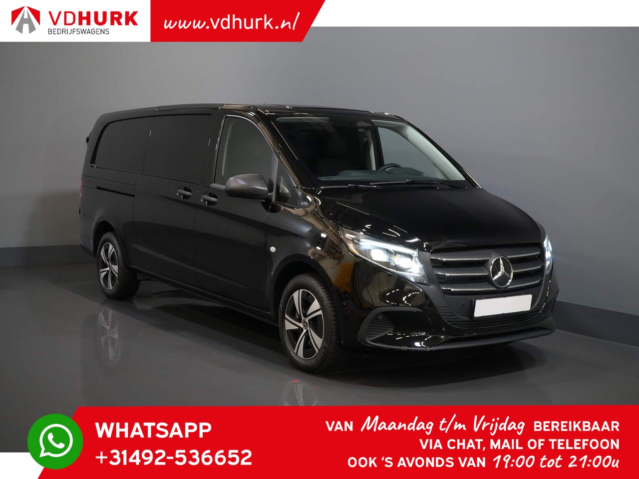 Mercedes-Benz Vito - 116 CDI Aut. L3 Select BPM VRIJ/ LED/ LMV/ 2.5t Trekverm./ Carplay/ Camera - AutoWereld.nl