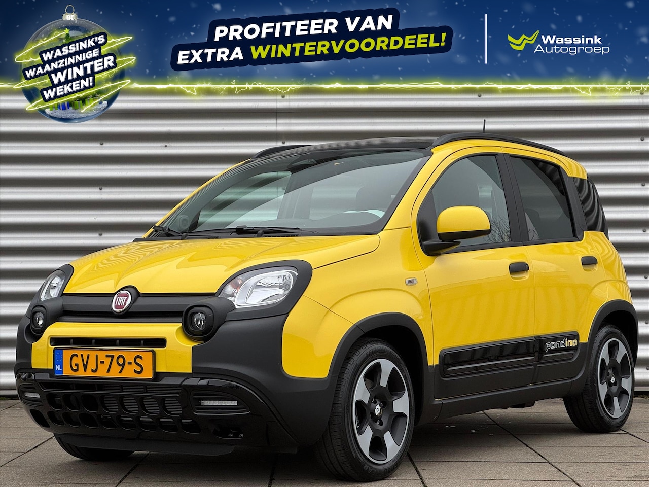 Fiat Panda - Hybrid 70pk Pandina | Cruise Control | Parkeersensoren | Bluetooth | Zwart dak | - AutoWereld.nl