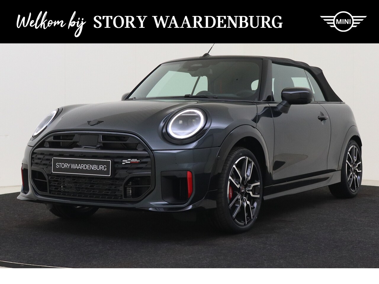 MINI Cabrio - John Cooper Works Automaat / Pakket XL / 18" JCW Lap Spoke 2-tone - AutoWereld.nl