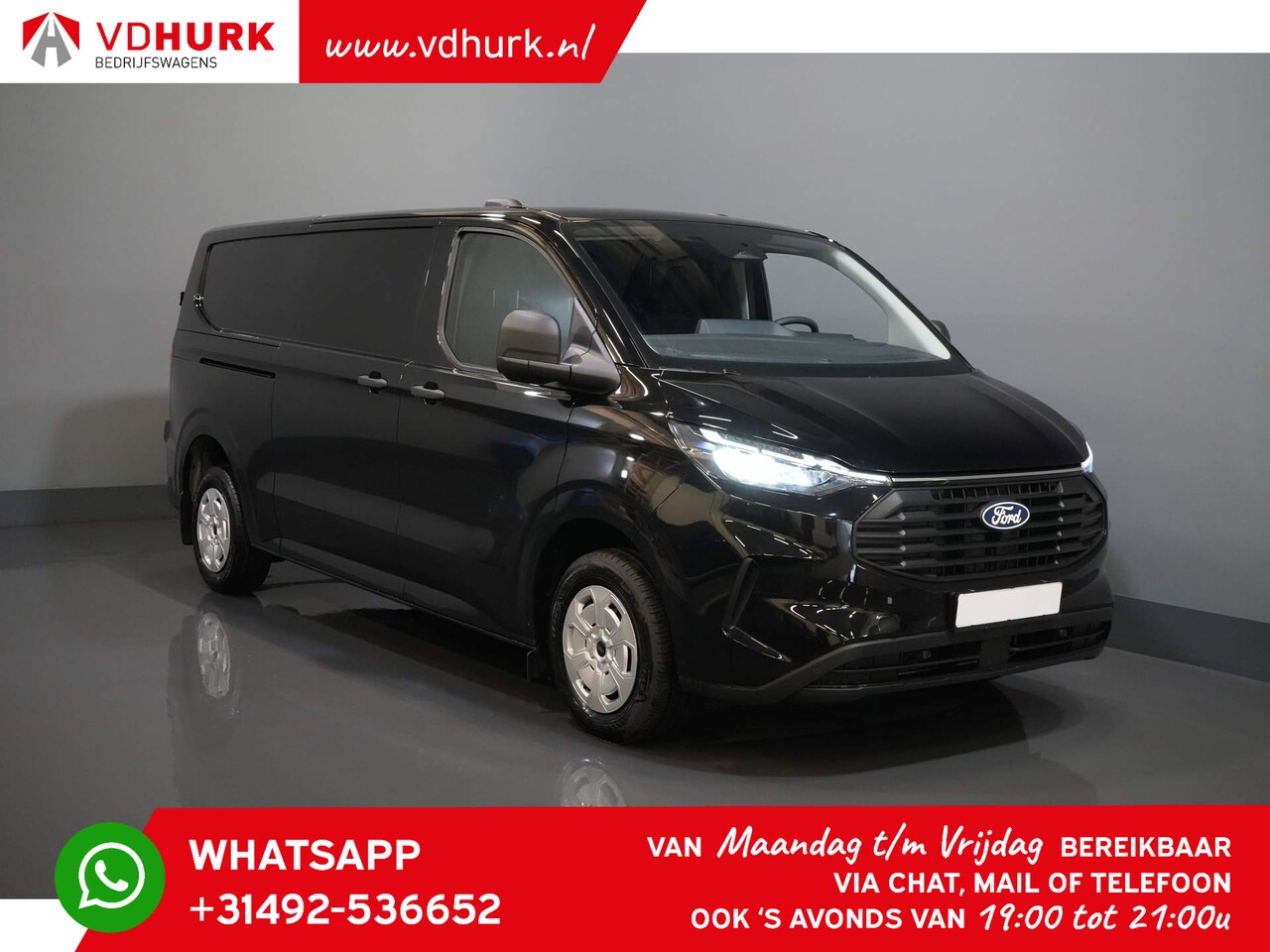 Ford Transit Custom - 2.0 TDCI L2 Trend Aut BPM VRIJ 5J/ 200.000 km Garantie/ 2.8t Trekverm./ 2x Schuifdeur/ Sto - AutoWereld.nl