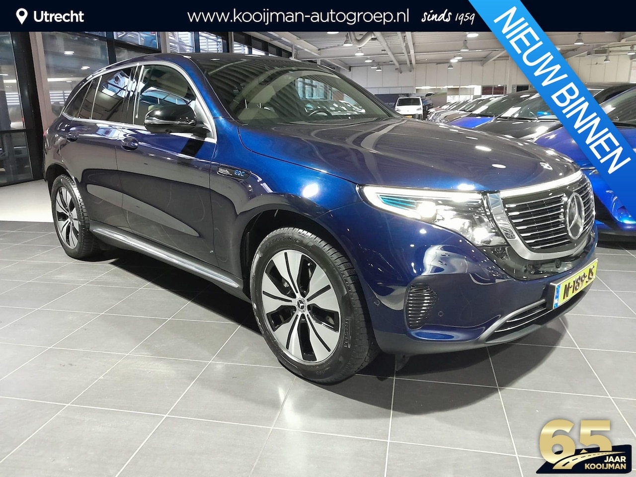 Mercedes-Benz EQC - 400 4MATIC Premium 80 kWh | Wegklapbare trekhaak | All Season banden | Elektrische stoelen - AutoWereld.nl