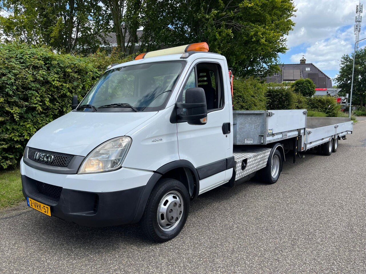 Iveco Daily - 40C18 BE combinatie | 10T | Veldhuizen knik vloer + Kraan - AutoWereld.nl