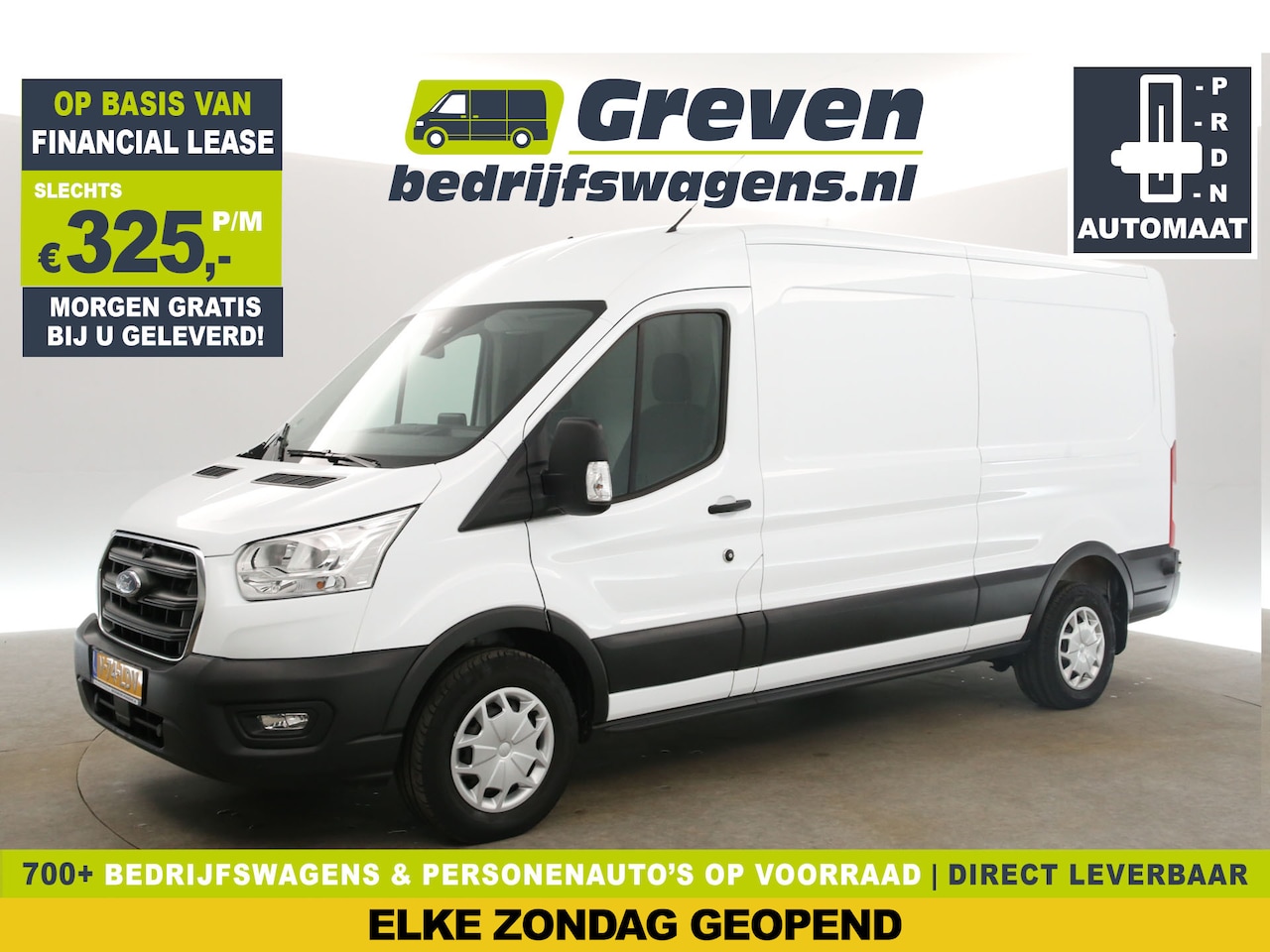 Ford Transit - 2.0 TDCI L3H2 Trend Automaat LED Cruise Camera Carplay Navi Stoelverwarming PDC Elektrpakk - AutoWereld.nl