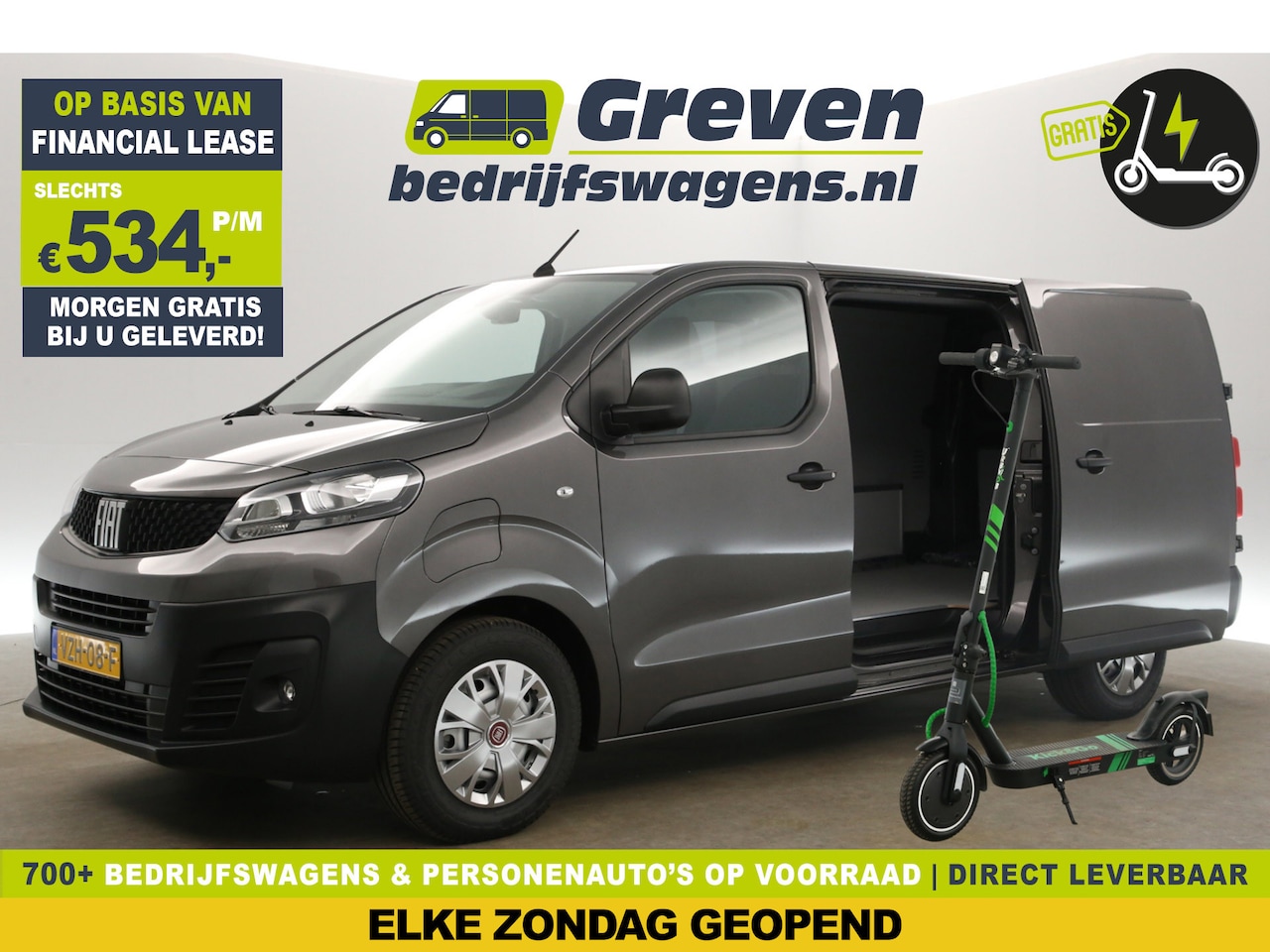 Fiat E-Scudo - L3H1 75 kWh | Gratis E-Step! | BPM VRIJ | Elektrisch Automaat Airco Cruise Camera Carplay - AutoWereld.nl