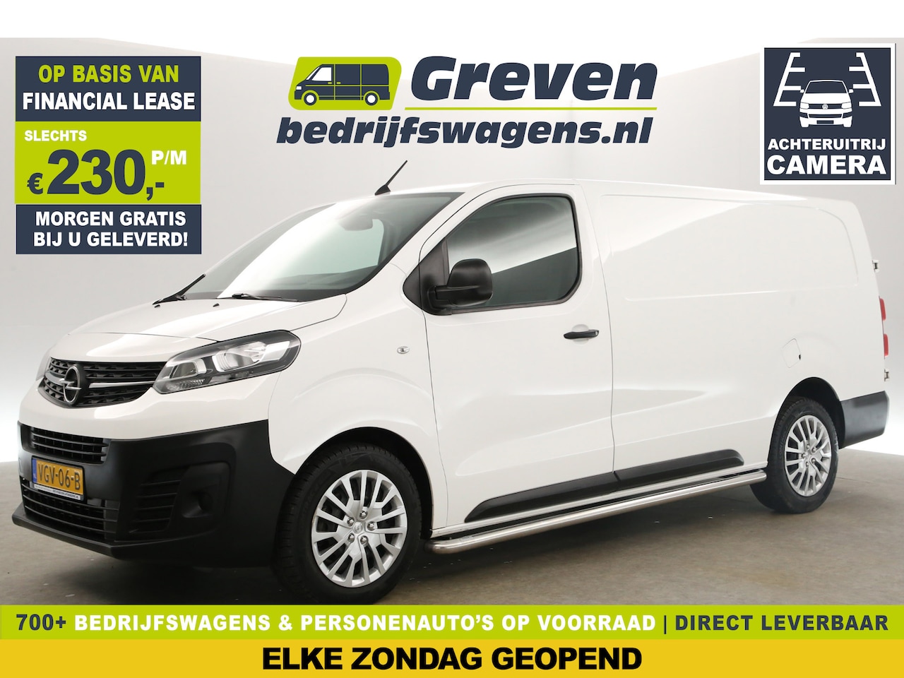 Opel Vivaro - 1.5 CDTI L3H1 Airco Cruise Camera PDC 3 Persoons Elektrpakket Sidebars - AutoWereld.nl