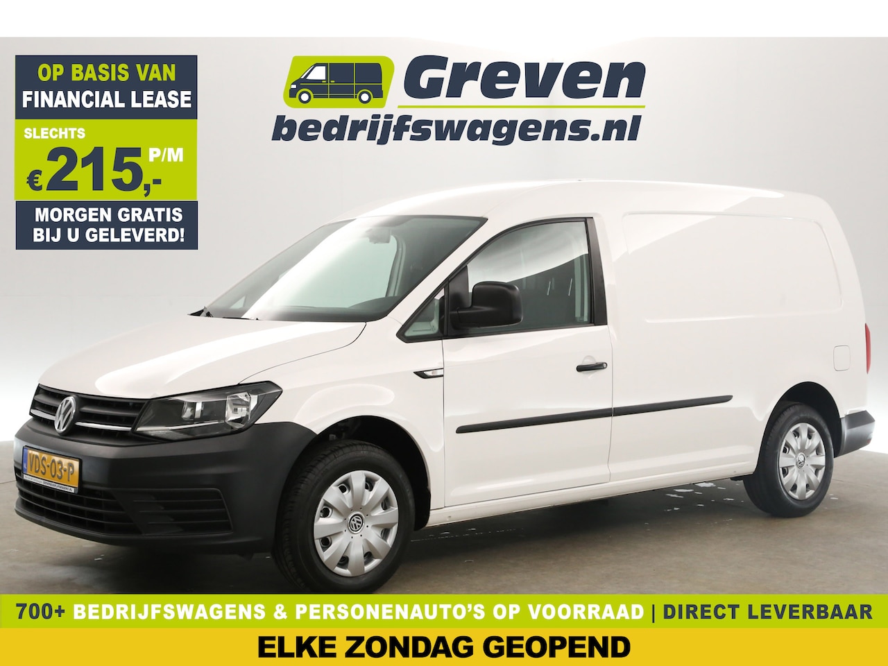 Volkswagen Caddy Maxi - 2.0 TDI L2H1 Airco Navigatie Parkeersensoren Elektrpakket Schuifdeur - AutoWereld.nl