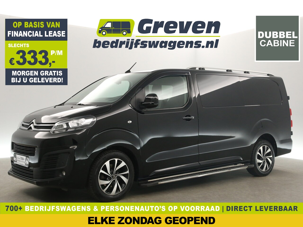 Citroën Jumpy - 2.0 BlueHDI L3H1 | Dubbele Cabine | 6 Persoons |  Automaat Trekhaak Airco Camera Carplay C - AutoWereld.nl