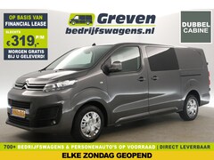 Citroën Jumpy - 2.0 BlueHDI L3H1 | Dubbele Cabine | 6 Persoons | 2xSchuifdeur | Airco Cruise Carplay Navi