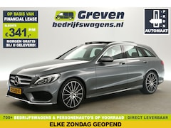 Mercedes-Benz C-klasse - 180 AMG Sport Edition 157PK Automaat Pano Camera Clima Cruise Leder Navi PDC LED 19''LMV T