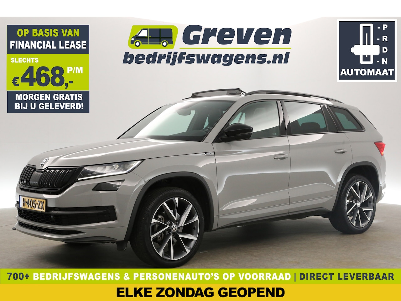 Skoda Kodiaq - 1.5 TSI 150PK Sportline DSG Automaat 7 Persoons Pano Sfeer Carplay Camera Clima Cruise Can - AutoWereld.nl