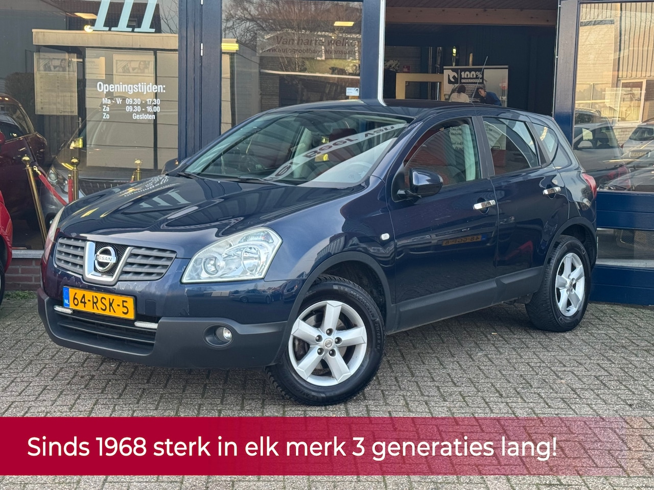 Nissan Qashqai - 1.6 Visia! NIEUWE APK! Airco l Cruise l TREKHAAK l PDC l MTF-stuur! 2 sleutels l GOED ONDE - AutoWereld.nl