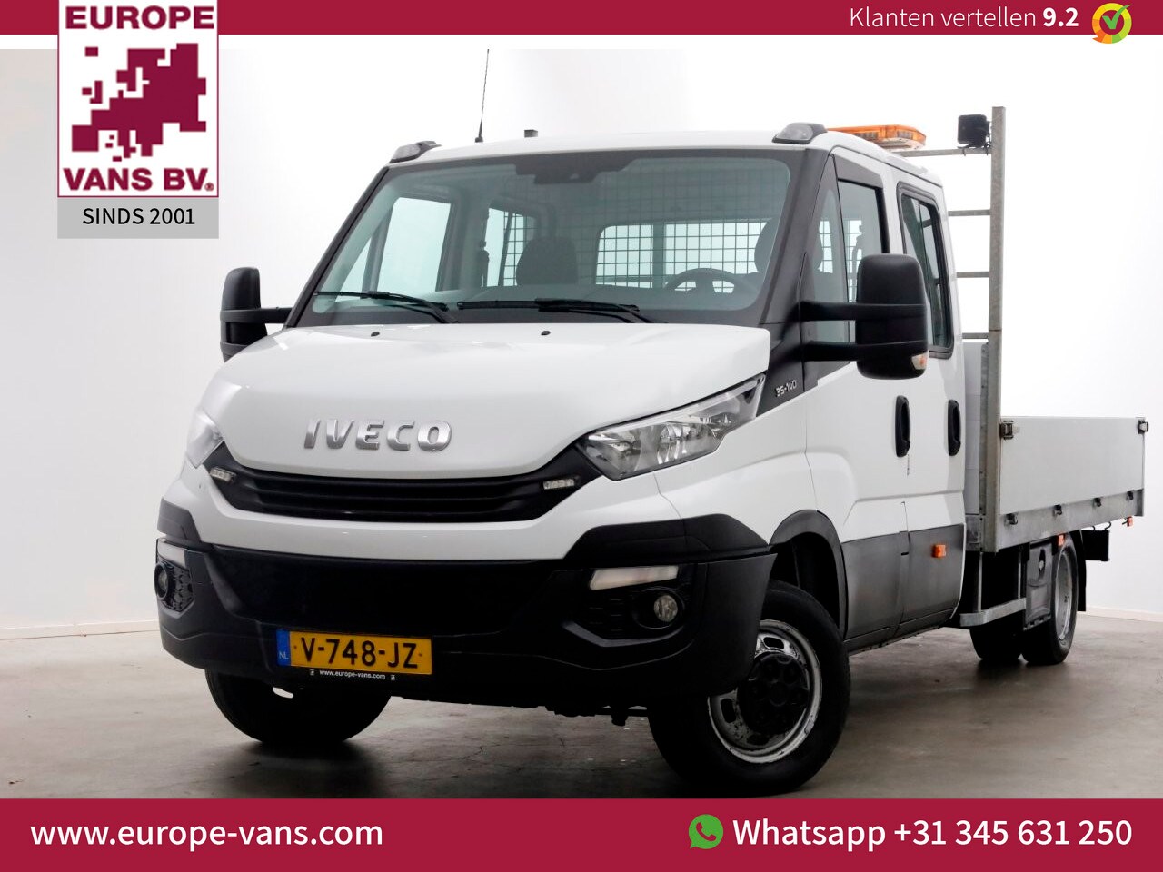 Iveco Daily - 35C14 136pk E6 D.C. Open laadbak Luchtvering/230V/Standkachel 11-2017 - AutoWereld.nl