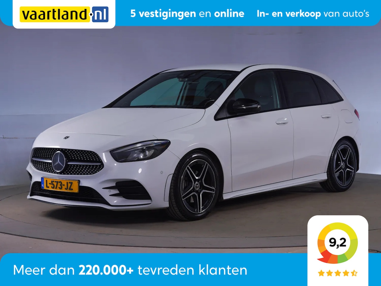 Mercedes-Benz B-klasse - 180 AMG Line Business Aut. [ LED Trekhaak Adapt.cruise ] - AutoWereld.nl