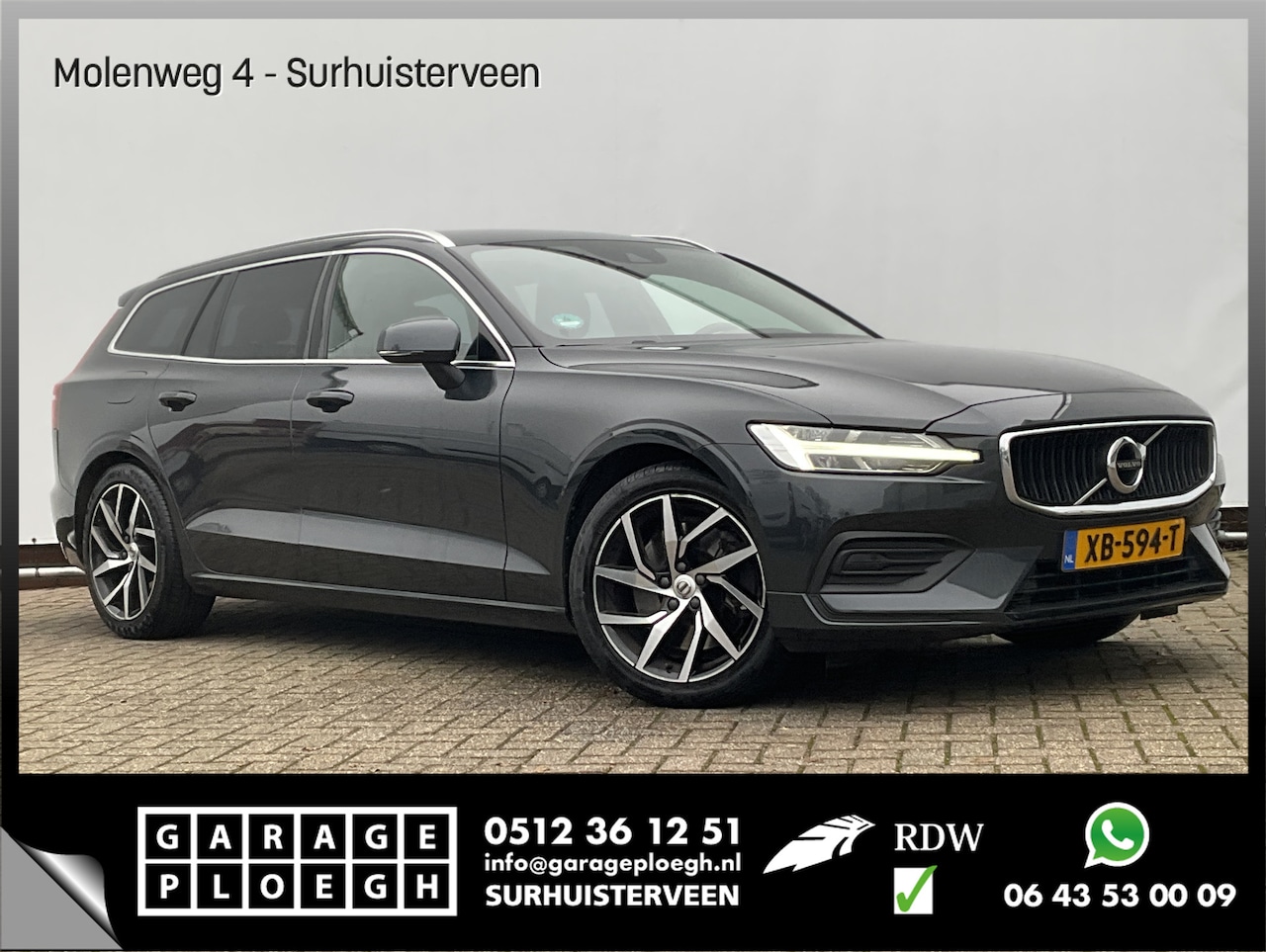 Volvo V60 - 2.0 T5 250pk 1Eig Adapt.Cruise Navi Audio Trekhaak(1800kg) Momentum - AutoWereld.nl