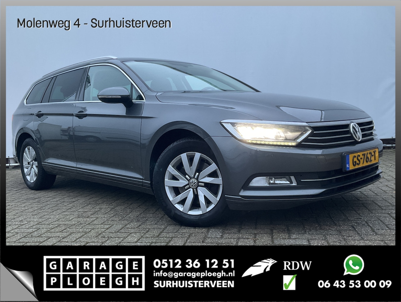 Volkswagen Passat Variant - 1.6 TDI Business Edition Trekhaak Cruise Navi Start/Stop Voll.Onderhouden! - AutoWereld.nl