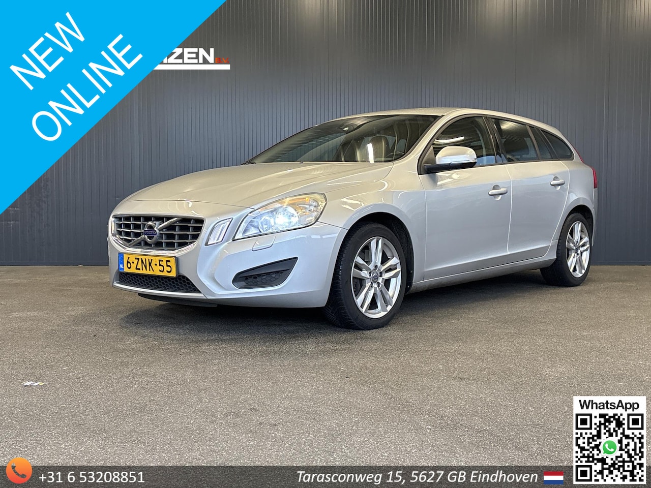 Volvo V60 - 2.4 D5 Kinetic | Climate | Cruise | Navi | PDC | Stoelverwarming | Trekhaak | - AutoWereld.nl