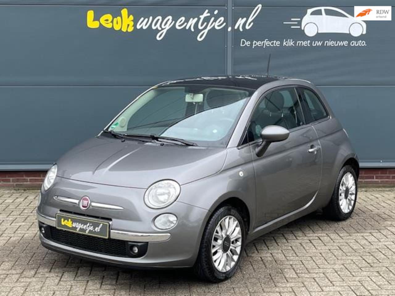 Fiat 500 - 1.2 Lounge *pano *airco *navivoorbereiding *lichtm. - AutoWereld.nl