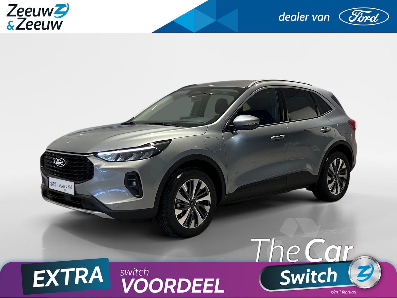 Ford Kuga - 2.5 PHEV Titanium 243pk automaat | €4.000.- korting | 0,99% rente | Nieuw te bestellen | N - AutoWereld.nl