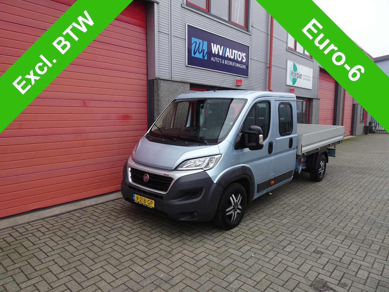 Fiat Ducato - 35H 2.3 MultiJet L4H1 DC 6 zitter maxi clima lmv 113560 km !!!!!!!!! - AutoWereld.nl