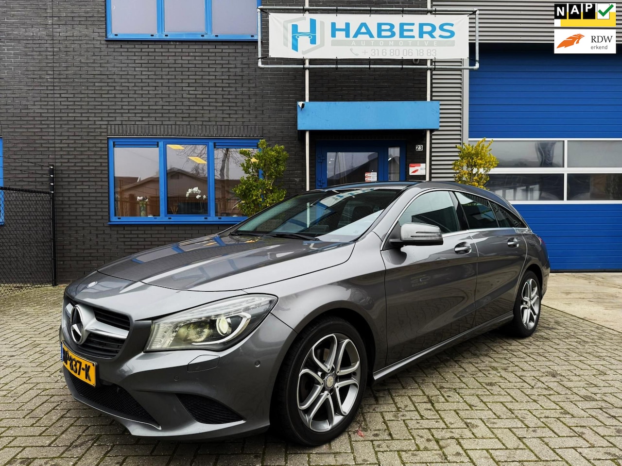 Mercedes-Benz CLA-klasse Shooting Brake - 200 CDI Lease Edition 136PK|Origineel NL|Navi|AUT|Cruise|Half/Leder|Xenon|Trekhaak|Flipper - AutoWereld.nl