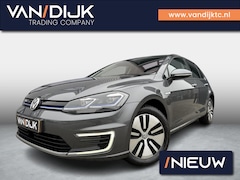 Volkswagen e-Golf - E-DITION ✓Full LED ✓Warmtepomp ✓Navigatie ✓Climate ✓Adapt. Cruise ✓Parkeersensoren ✓Lichtm