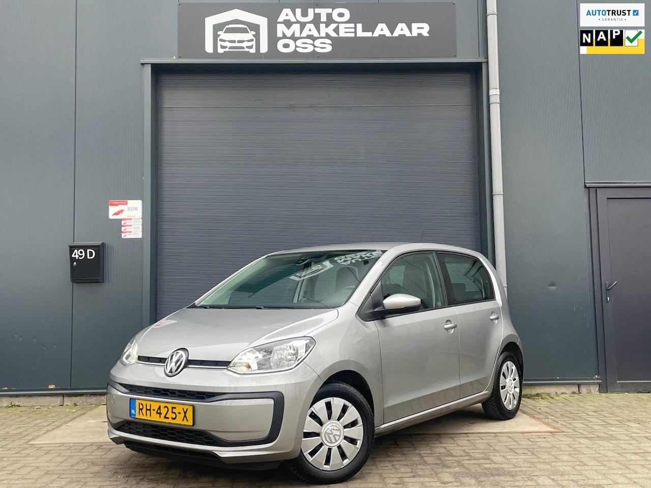 Volkswagen Up! - 1.0 BMT move up! NAP AIRCO FACELIFT BLUETOOTH AUTOMATISCHE VERLICHTING CV REGEN SENSOR - AutoWereld.nl