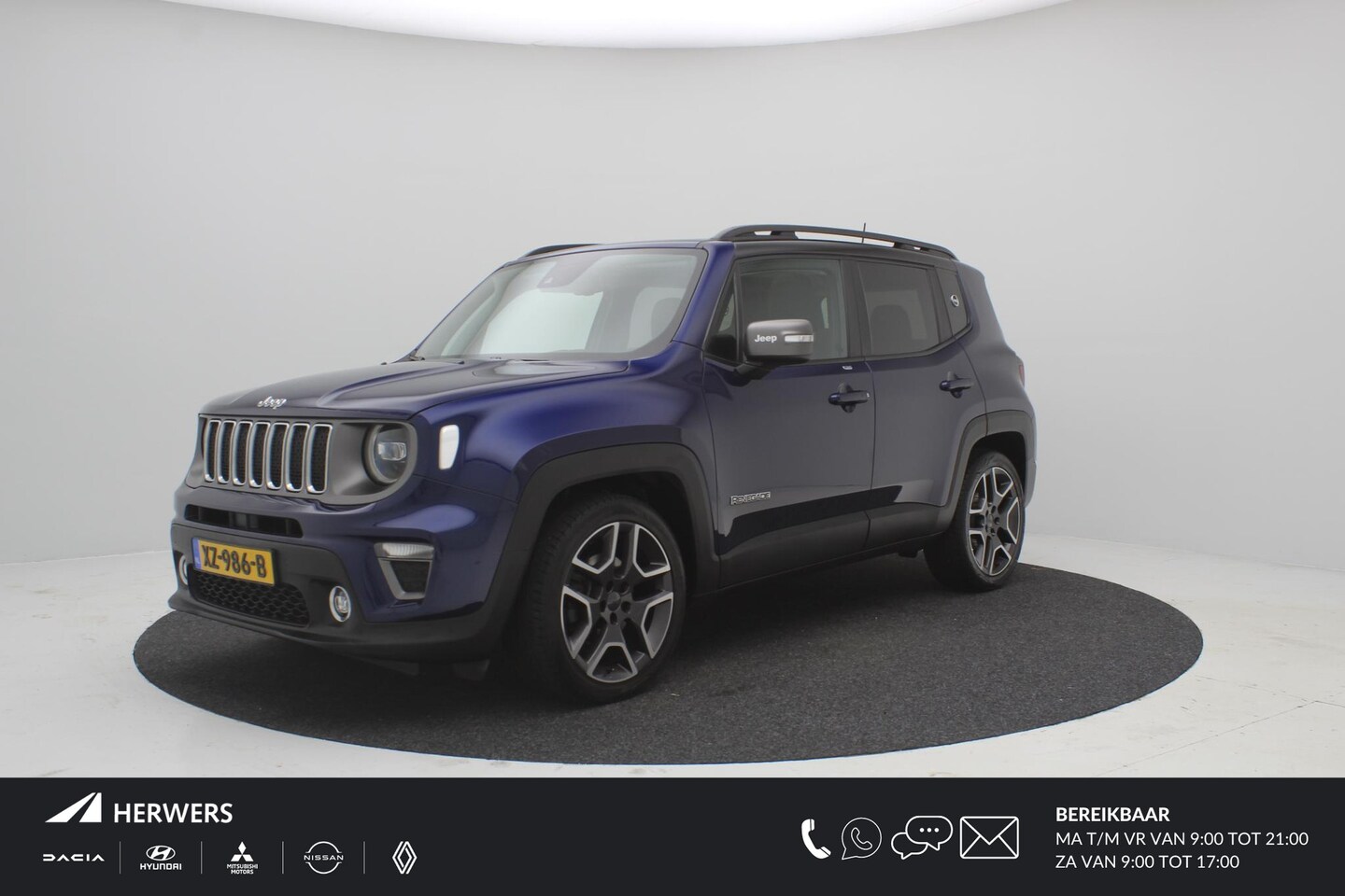 Jeep Renegade - 1.3T 150PK Freedom AUTOMAAT / Trekhaak / Navigatie / Glazen schuif-kanteldak / Lederen bek - AutoWereld.nl