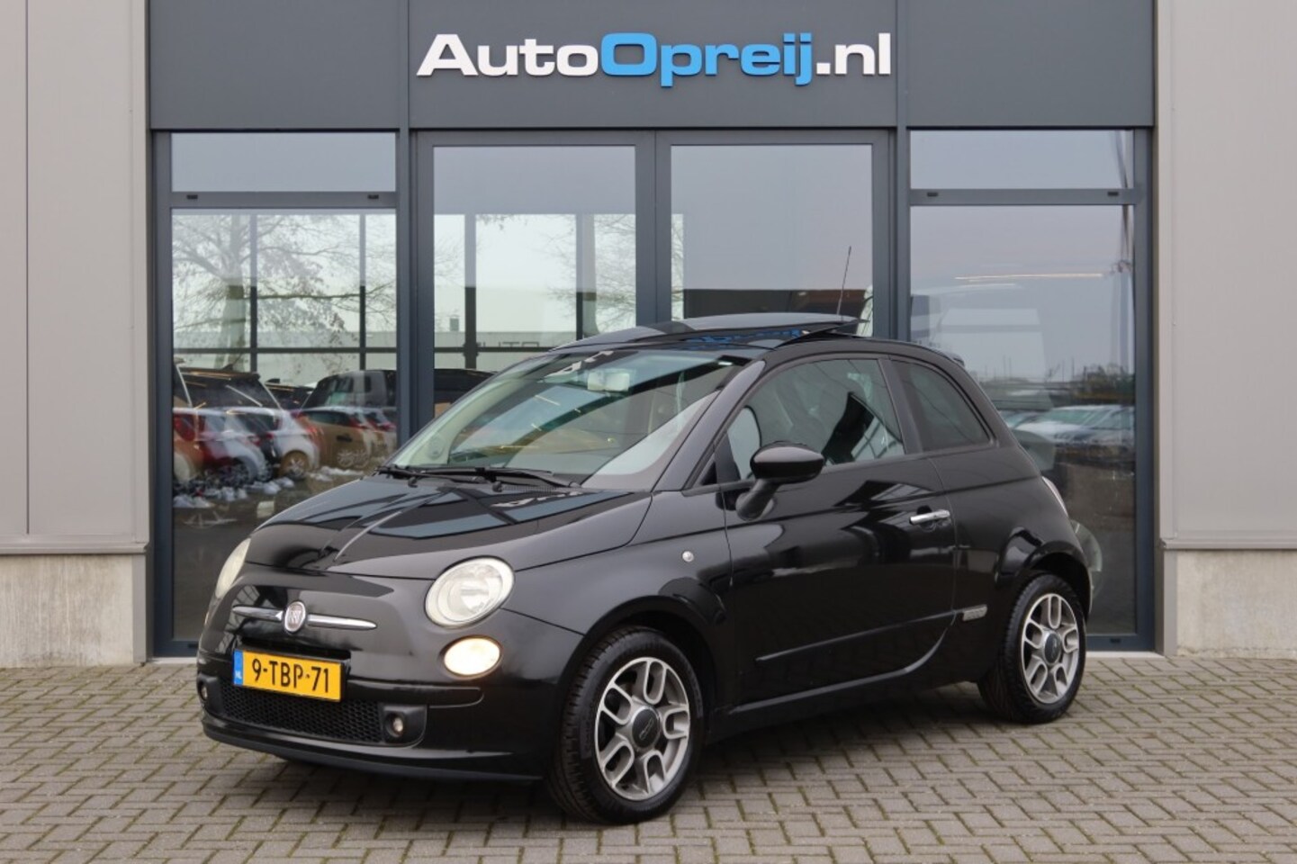 Fiat 500 - 1.4-16V Sport 101pk Clima, Leder bekleding, Schuif/kantel dak - AutoWereld.nl