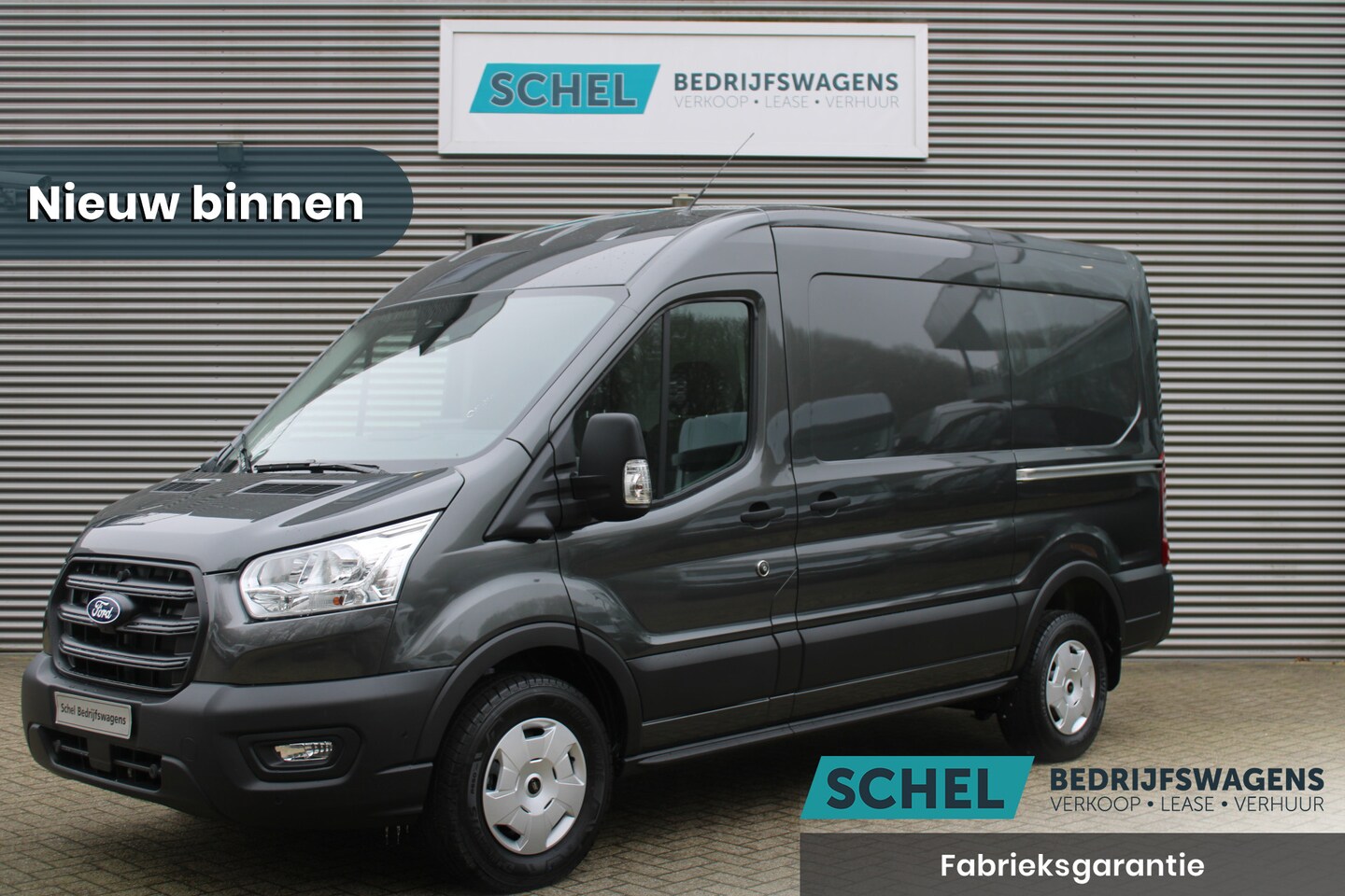 Ford Transit - 350 2.0 TDCI L2H2 Trend 165pk - Facelift - 2x Schuifdeur - Adaptive Cruise - Navigatie - B - AutoWereld.nl