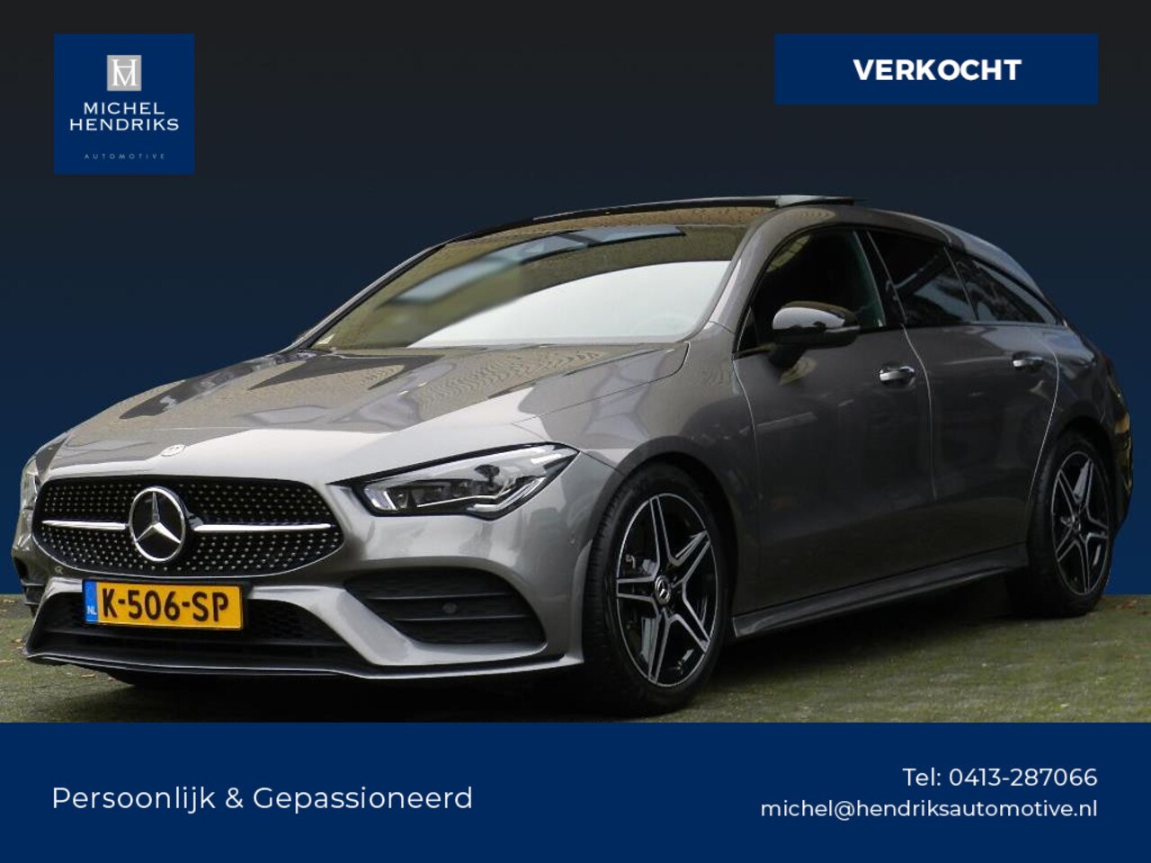 Mercedes-Benz CLA-klasse Shooting Brake - 200 AMG Night Edition Panoramadak Orig.NL BTW - AutoWereld.nl