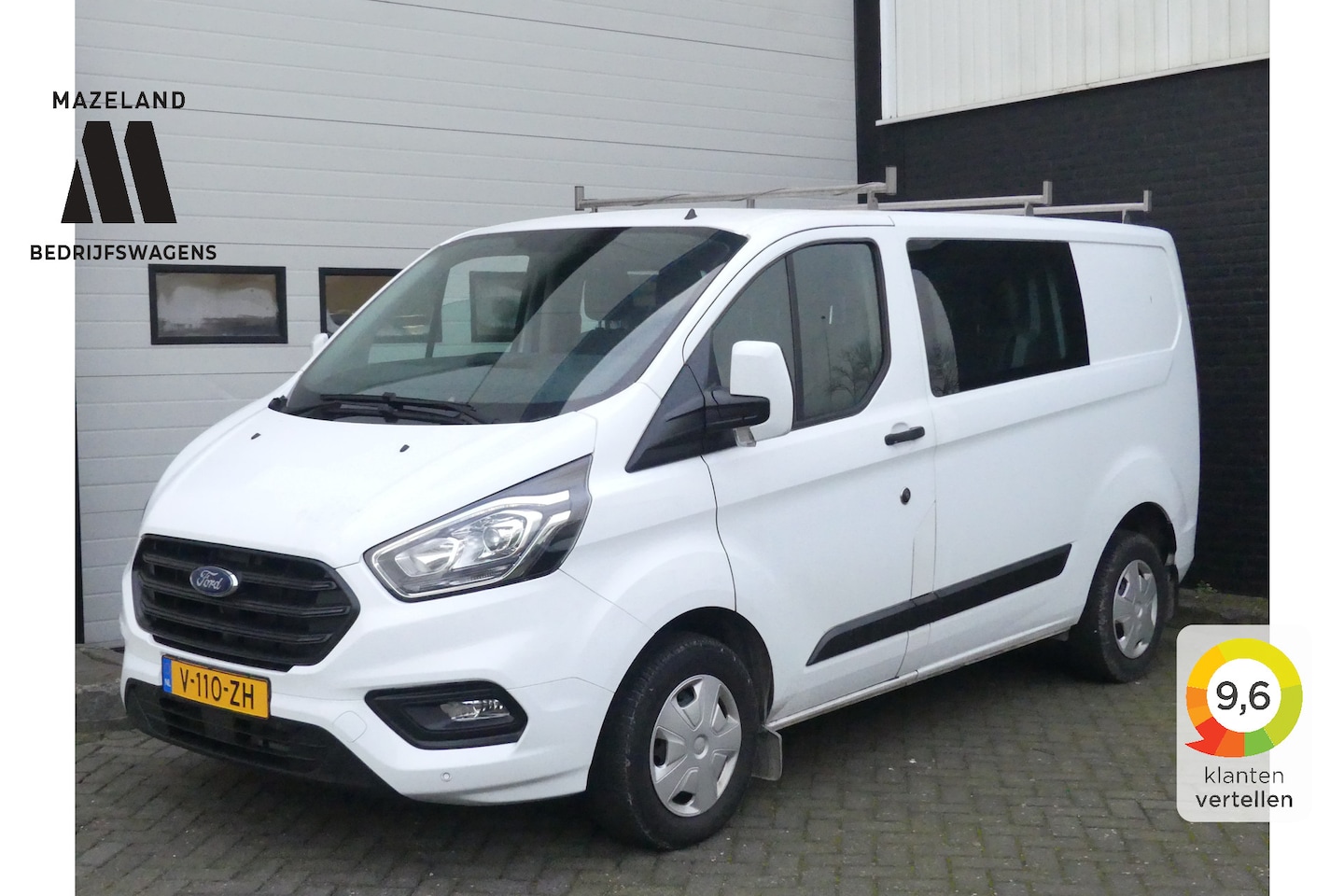 Ford Transit Custom - 2.0 TDCI Dubbele Cabine - EURO 6 - Airco - Cruise - PDC - € 15.900,-  Excl. - AutoWereld.nl