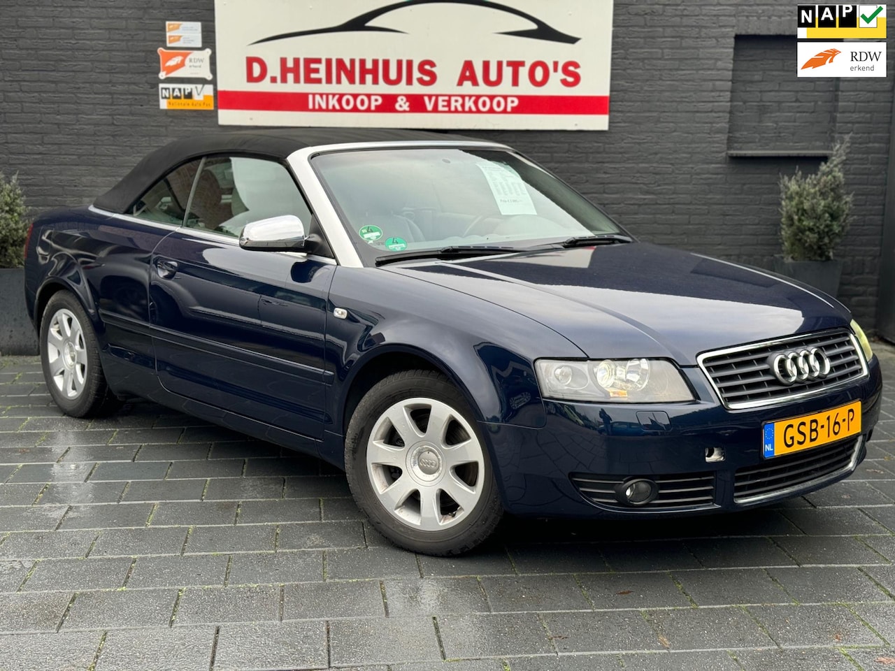 Audi A4 Cabriolet - 3.0 V6 Exclusive AUTOMAAT #APK NIEUW# - AutoWereld.nl