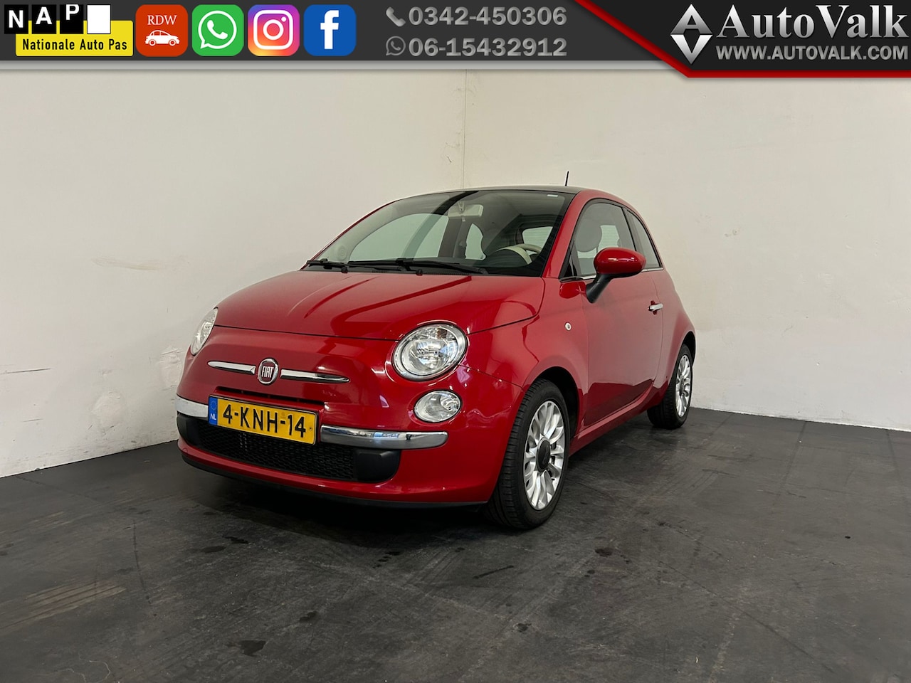 Fiat 500 - 0.9 TwinAir Lounge Airco. Elek. Pakket. - AutoWereld.nl