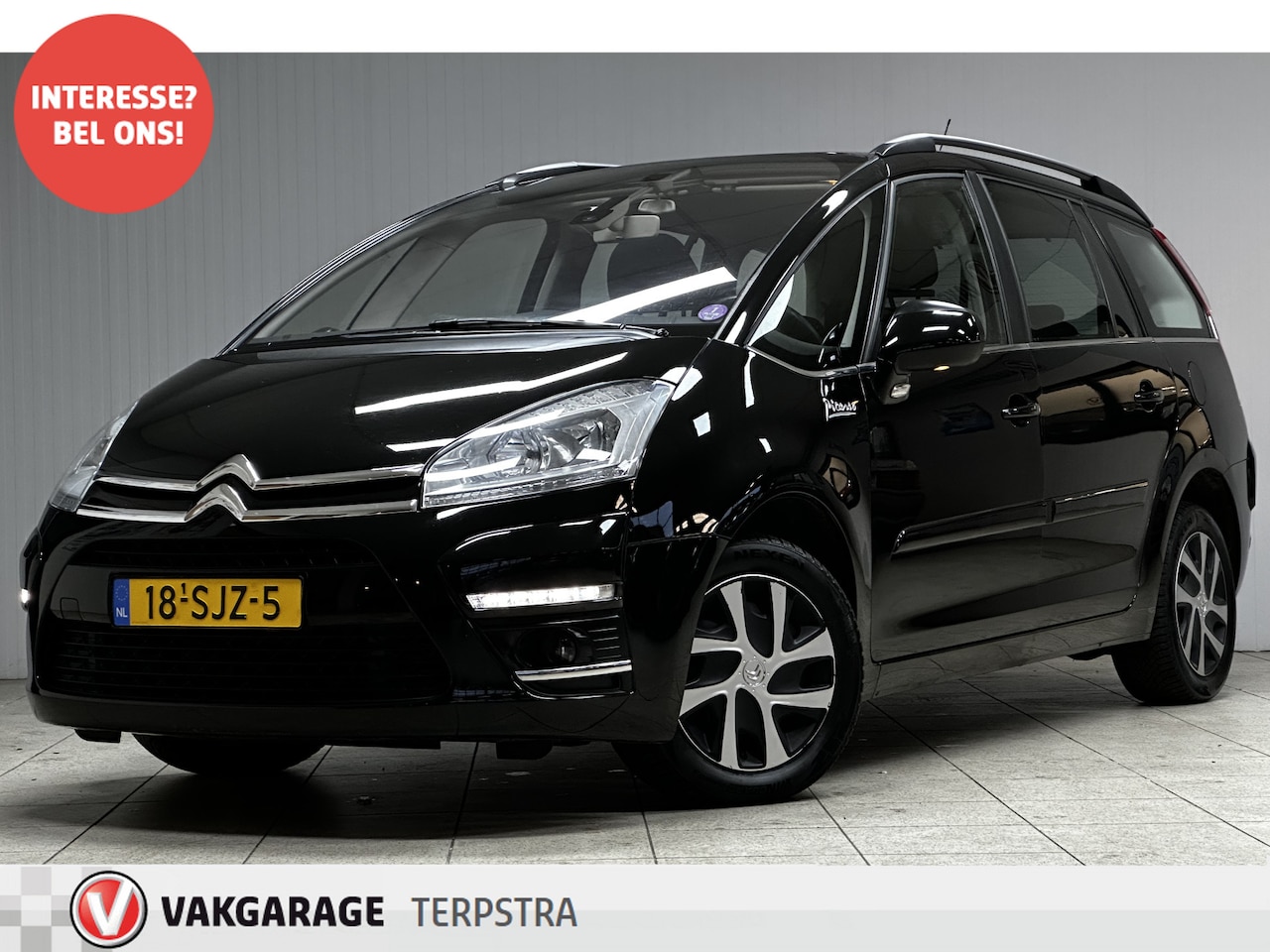 Citroën Grand C4 Picasso - 1.6 VTi Ligne Business 7p/ 7-PERSOONS!/ Pano-Voorruit/ Trekhaak!/ Clima/ Navi/ Cruise/ Blu - AutoWereld.nl