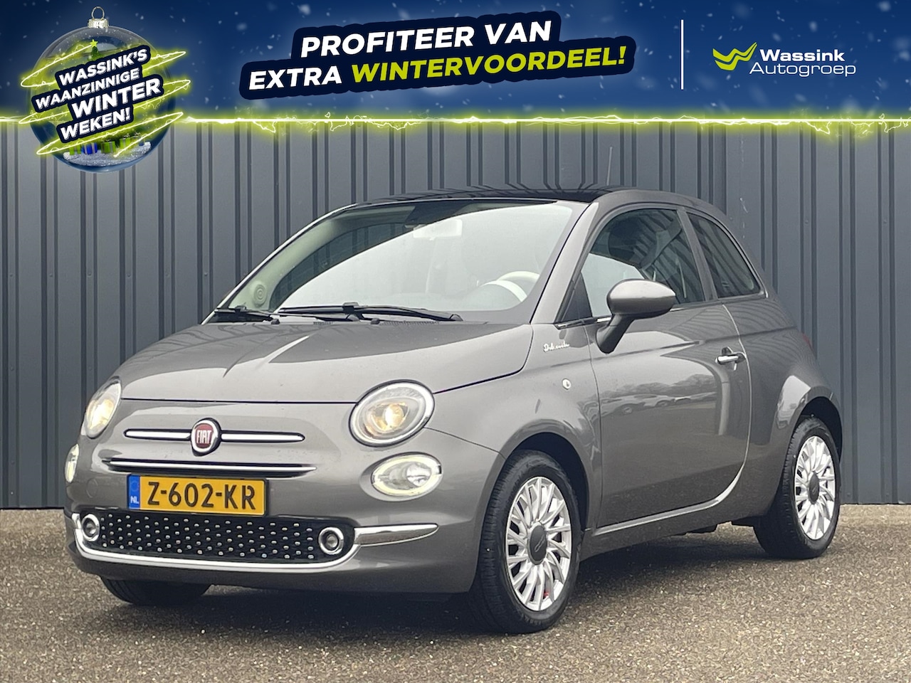 Fiat 500 - Hybrid Dolcevita I Leder I Panodak I Carplay I Navigatie By App I Climate Control I Parkee - AutoWereld.nl