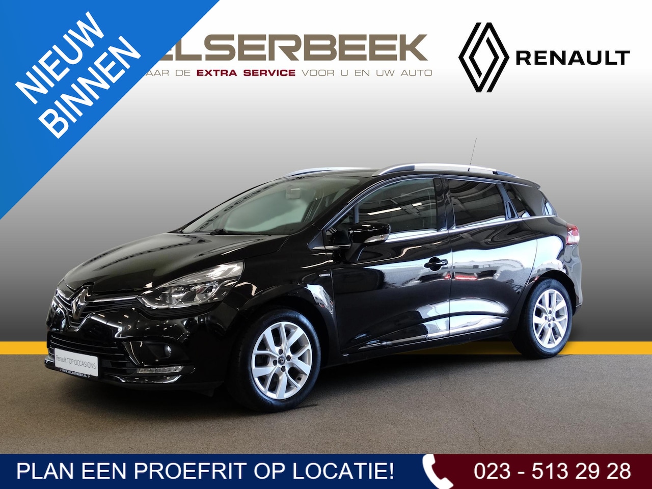 Renault Clio Estate - TCe Limited * Navigatie/LMV/Cruise/Airco/PDC * Renault Clio Estate 0.9 TCe Limited - AutoWereld.nl