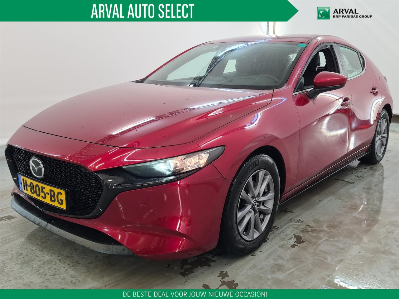 Mazda 3 - 2.0 e-SkyActiv-X M Hybrid 180pk Comfort met Bose Hatchback | Leder | Navigatie | Achteruit - AutoWereld.nl