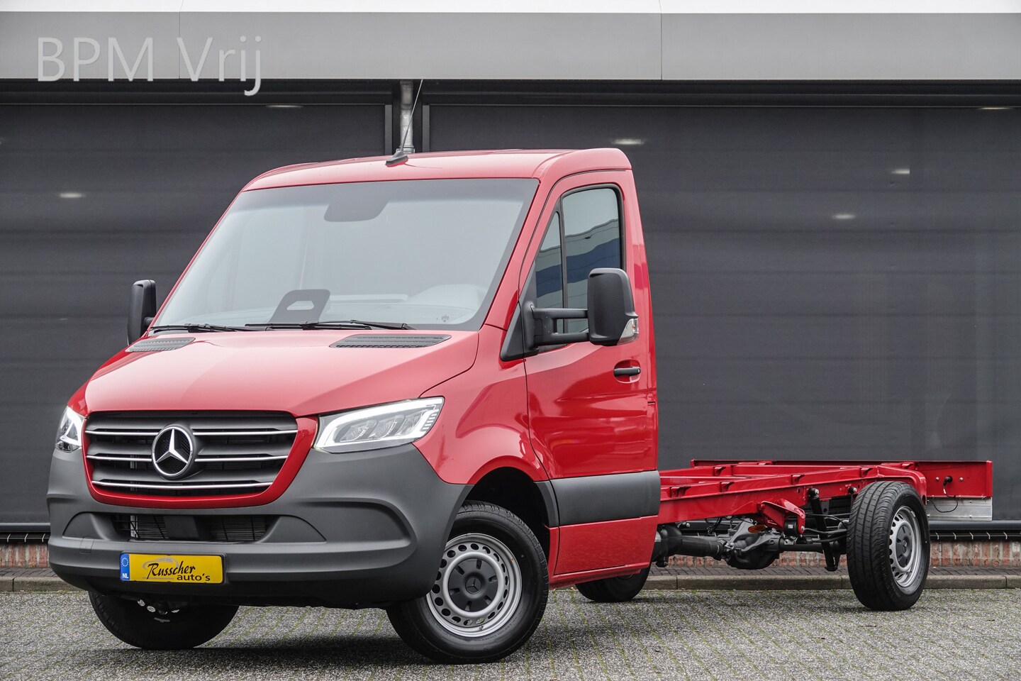 Mercedes-Benz Sprinter - L3 | 319Cdi 190Pk 9G-Tronic | Chassis Cabine | RWD | Trekhaak | Jupiter Rood - AutoWereld.nl