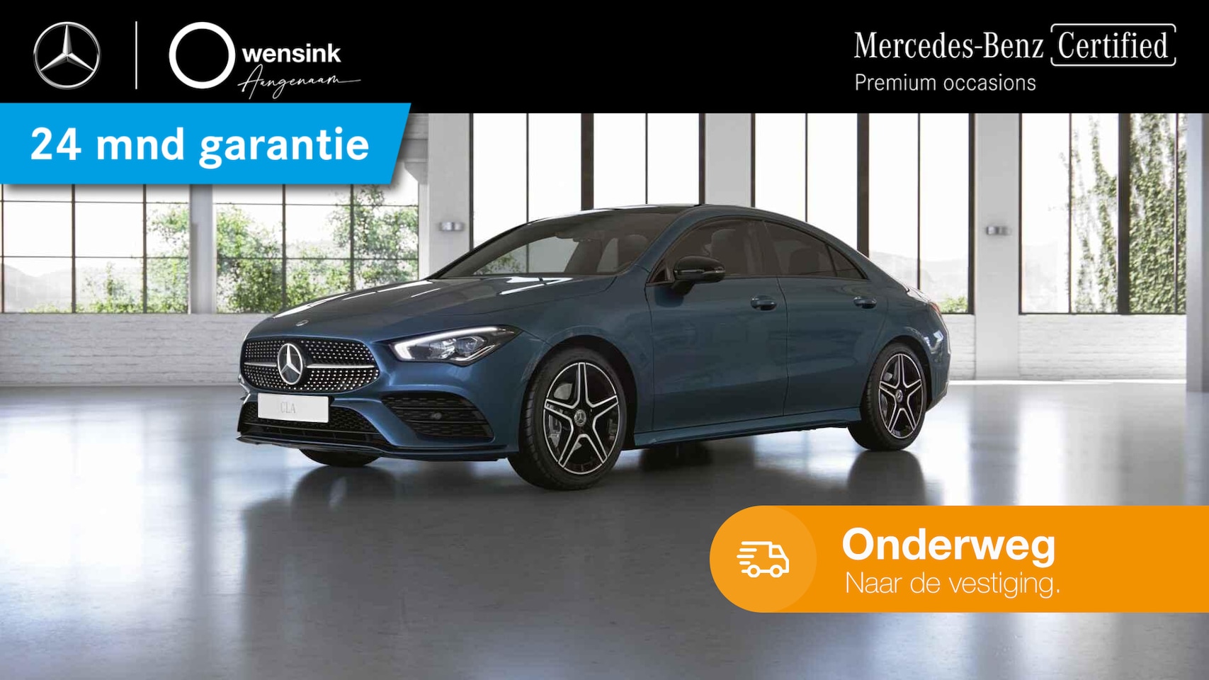 Mercedes-Benz CLA-Klasse - 180 Business Solution AMG | Night | Panoramadak | Sfeerverlichting | Stoelverwarming | Wid - AutoWereld.nl