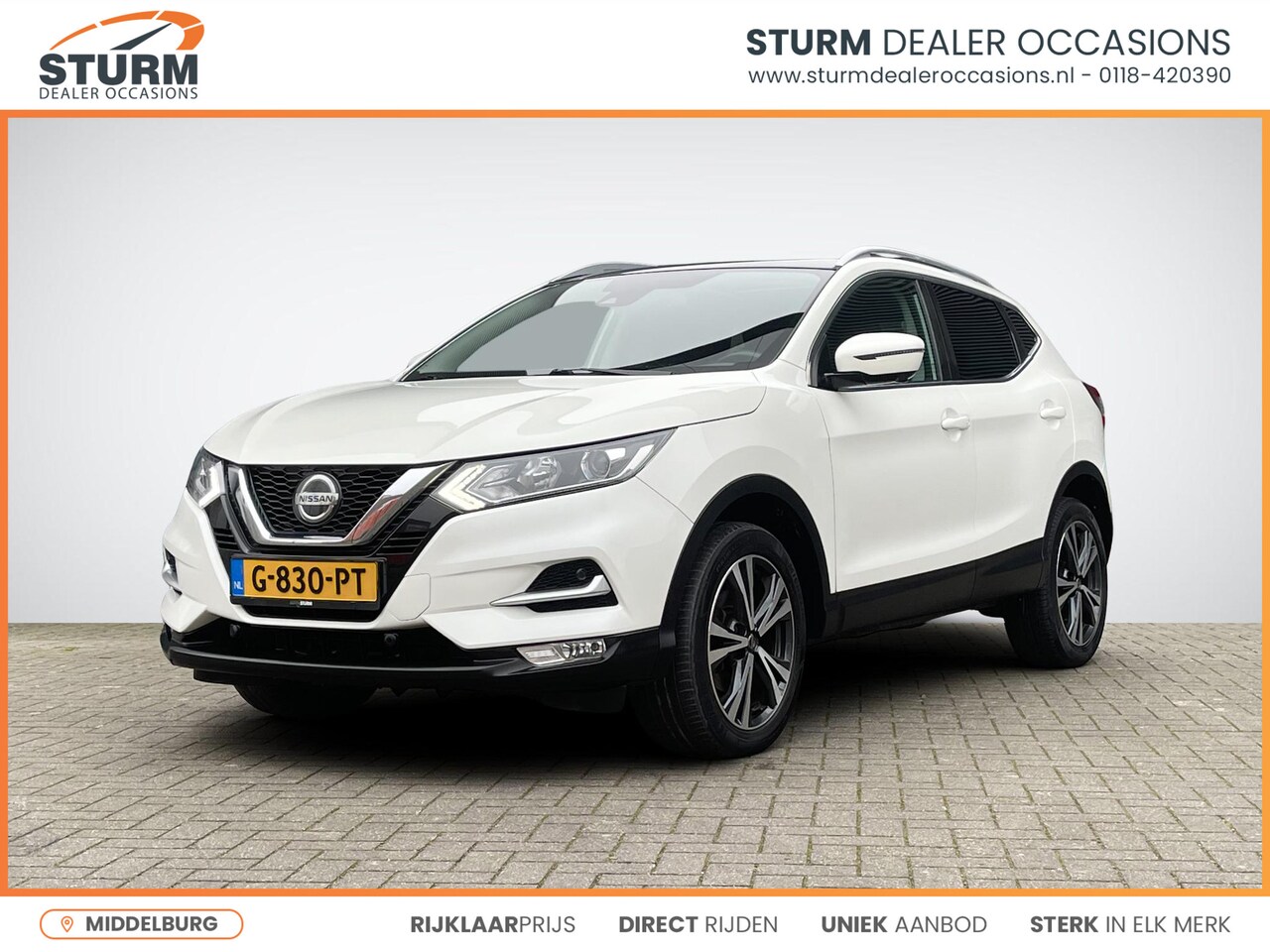 Nissan Qashqai - 1.3 DIG-T N-Connecta Design Pack | Panoramadak | Apple Carplay/Android Auto | Keyless Entr - AutoWereld.nl