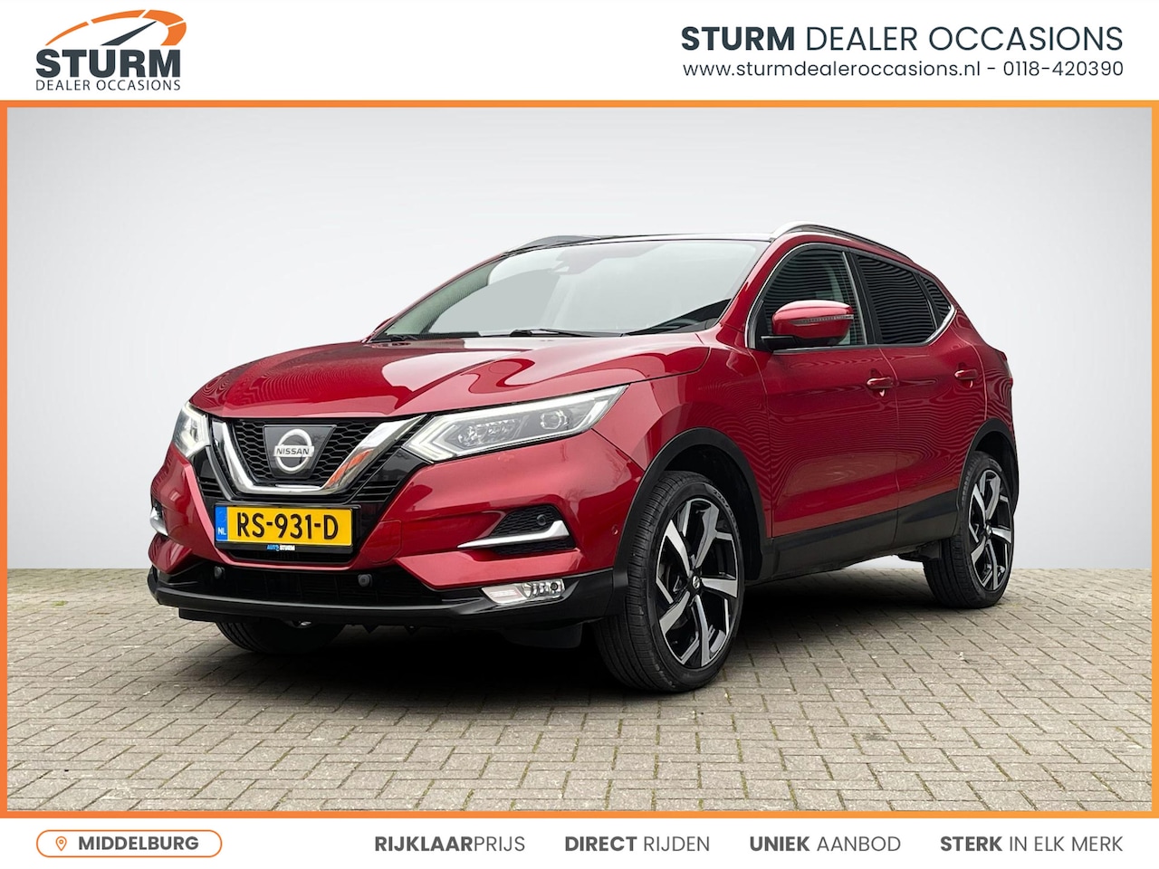 Nissan Qashqai - 1.2 Tekna | Panoramadak | Navigatie | 360° Camera | Stoelverwarming | LED Koplampen | ½ Le - AutoWereld.nl