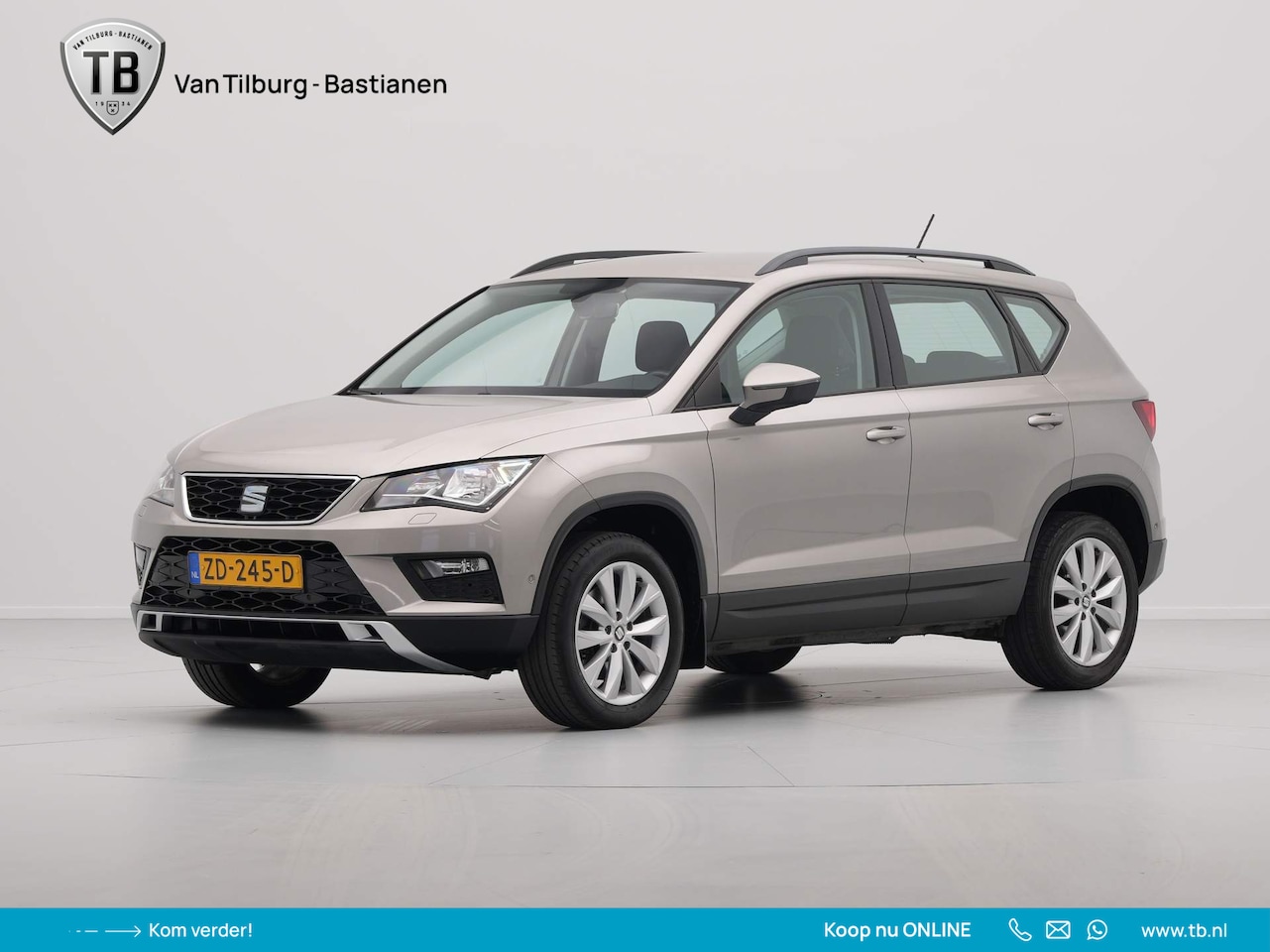 Seat Ateca - 1.0 EcoTSI Style Navi via App Trekhaak Standkachel Stoelverwarming - AutoWereld.nl