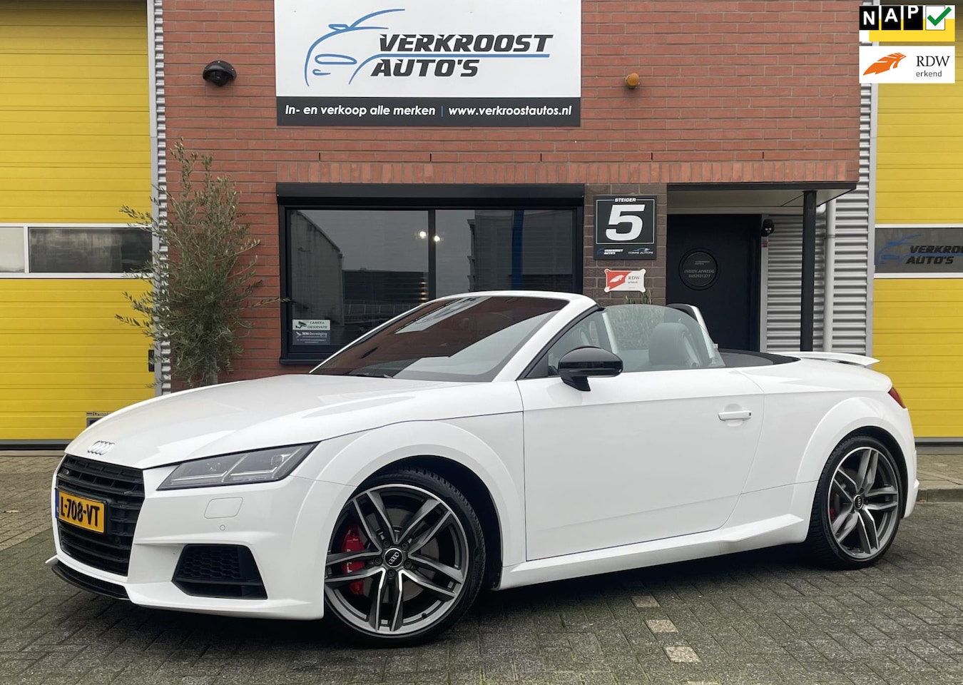 Audi TT Roadster - 2.0 TFSI TTS quattro Pro Line +. stoelverwarming. leder. navi - AutoWereld.nl